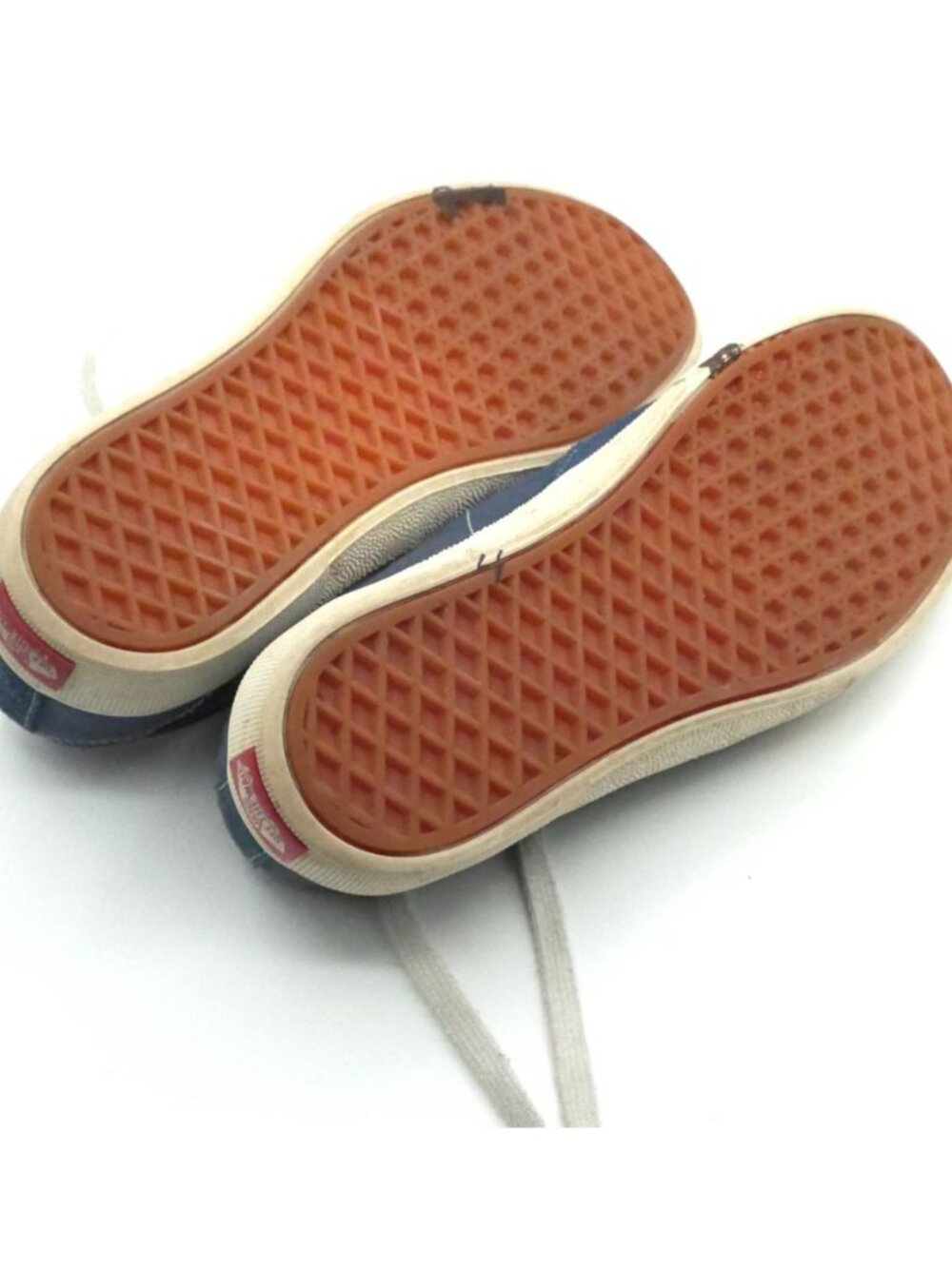 Vans Off The Wall Navy Blue Suede Skateboard Sneakers Men's 8.5 Vintage Skate Sh - Picture 2 of 7